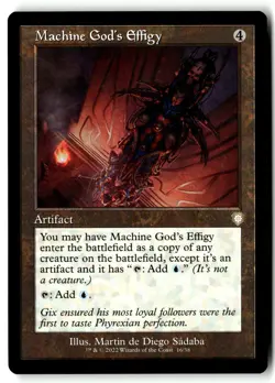 Machine God's Effigy (Retro Frame) 16 Commander: The Brothers' War MTG NM - Image 1