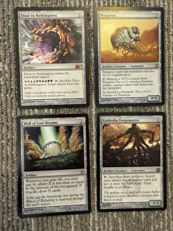 Magic The Gathering MTG Artifact Lot 4 Door to Nothingness Pentavus Kuldotha - Image 1
