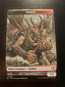 Treefolk Goblin Double-Sided Token Lorwyn Eclipsed Regular - Image 1