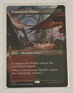 MTG Commercial District - Borderless Foil - Murders at Karlov Manor - #324 - Image 1