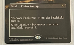 MTG Shadowy Backstreet - Borderless Foil - Murders at Karlov Manor - #330 - Image 3