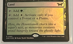 MTG Hushwood Verge - Foil - Duskmourn - #261 - Image 3