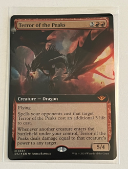 MTG Terror of the Peaks - Extended Art Foil - Outlaws of Thunder Junction - #337 - Image 1