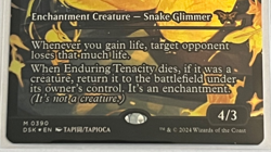MTG Enduring Tenacity - Showcase Foil - Duskmourn - #390 - Image 3