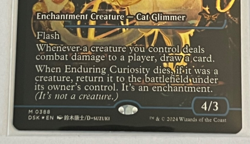 MTG Enduring Curiosity - Showcase Foil - Duskmourn - #388 - Image 3