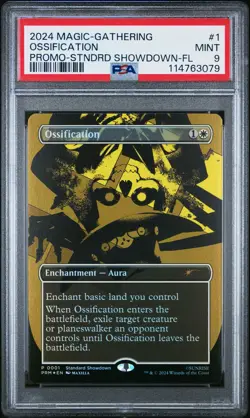 2024 MAGIC: THE GATHERING WPN PROMOS COWBOY BEBOP #0001 OSSIFICATION PSA 9 - Image 1