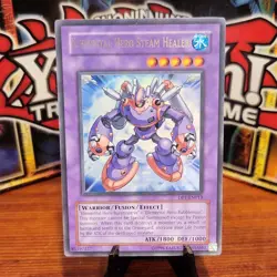 Yu-Gi-Oh! Elemental Hero Steam Healer DP1-EN013 UNLIMITED Ultra Rare Near Mint - Image 1