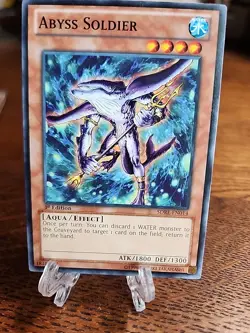 Abyss Soldier SDRE-EN014 Common 1st Edition MP Yugioh TCG - Image 1