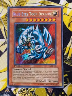 Yugioh Englush Blue Eyes Toon Dragon Secret Rare MRL-000 - Image 1