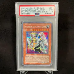 2003 YU-GI-OH SDD PROMO VALKYRION THE MAGNA WARRIOR #SDD001 PSA 9 MINT - Image 1