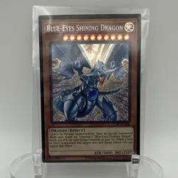 Yugioh Blue-Eyes Shining Dragon LCKC-EN008 Secret Rare Unlimited - Image 1