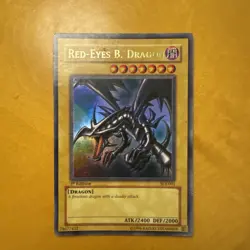 Konami Yu-Gi-Oh! Red-Eyes B. Dragon SDJ-001 1st Edition 2400 ATK 2000 DEF - Image 1