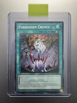 Yugioh - Forbidden Crown Secret Rare BPRO-EN067, Near Mint, 1st Edition - Image 1