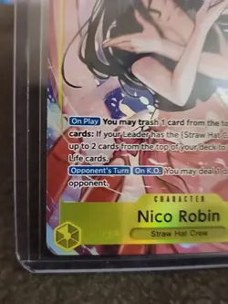 Nico Robin EB03-055 SR Alt Art Heroines Edition ENGLISH One Piece. - Image 2