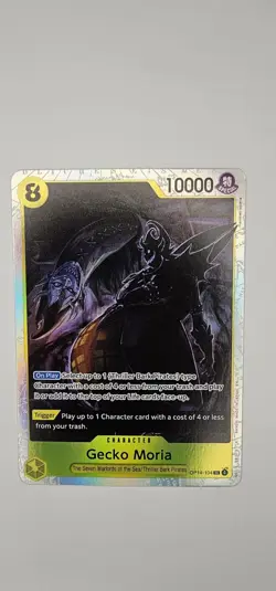 Gecko Moria OP14-104 Super Rare Full Art Card - One Piece CCG English - Image 1