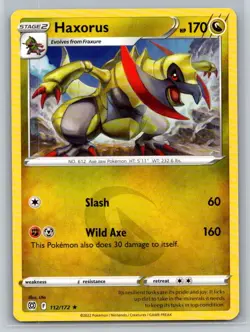 Haxorus #112/172 SWSH09: Brilliant Stars Rare - Pokemon Cards F57 - Image 1