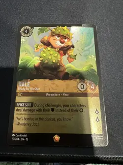 Disney Lorcana Wilds Unknown Dale - Ready for His Shot Legendary cold foil - Image 3