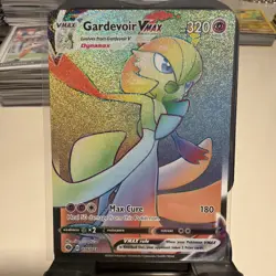 Gardevoir VMAX (Secret Rainbow Full Art) 76/73 Champions Path Holo Pokemon Card - Image 1
