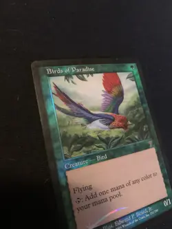 Birds of Paradise 2001 Magic the Gathering MtG 7th Edition Foil TCG Card - Image 3