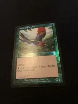 Birds of Paradise 2001 Magic the Gathering MtG 7th Edition Foil TCG Card - Image 4