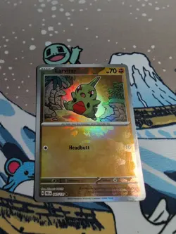Larvitar 047/131 Prismatic Evolutions Pokemon Card Master Ball Reverse Holo - Nm - Image 1