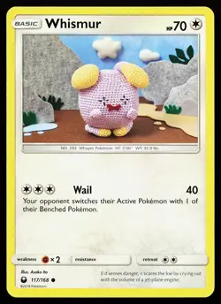 Whismur 117/168 Common Celestial Storm Asako Ito Pokemon Card - Image 1