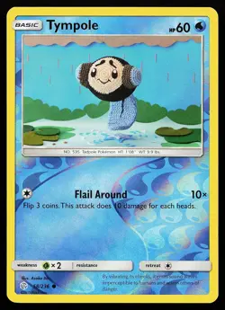Tympole 58/236 Reverse Holo Cosmic Eclipse Asako Ito Pokemon Card - Image 1