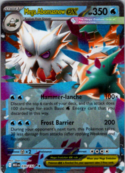 Pokemon TCG - Mega Abomasnow ex 036/132 - Mega Evolution - Double Rare Card (NM) - Image 1