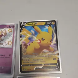 Pokemon TCG SVP Holo Lot Quaquaval EX Kadabra Pikachu V Skeledirge EX 9 Cards - Image 4