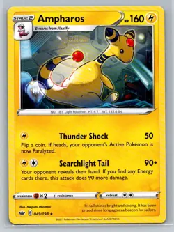 Ampharos #049/198 SWSH06: Chilling Reign Rare - Pokemon Cards F57 - Image 1