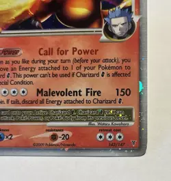 Charizard G LV.X 143/147 Supreme Victors Holo Rare LP Pokemon Card - Image 3