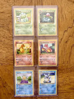 WOTC Pokemon TCG 1st Edition BaseSet NM-6 Card Lot-look at pictures/description - Image 1