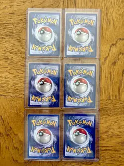 WOTC Pokemon TCG 1st Edition BaseSet NM-6 Card Lot-look at pictures/description - Image 2