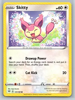 Skitty #141/189 SWSH03: Darkness Ablaze Common - Pokemon Cards E16 - Image 1