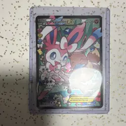 Pokemon Sylveon EX Full Art Ultra Rare RC32/RC32 Generations Holo 170 HP Card - Image 1