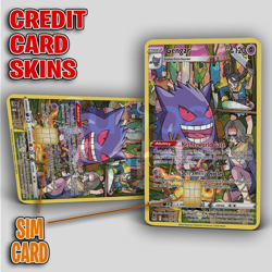 Gengar, Lost Origin Secret Ultra Rare TG06 | Credit Card Sticker/Skin | 2 Pack - Image 1