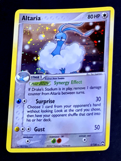 2006 Pokemon ALTARIA Ex Power Keepers Set COSMOS HOLO Rare Card 2/108 SWIRL NM+ - Image 1