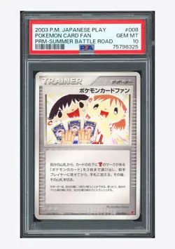 Pokemon PSA 10 Pokemon Card Fan Promo 2003 008/PLAY Summer Battle Road Japanese - Image 1