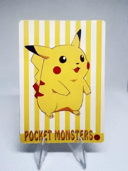 Pokemon Vintage Pocket Monsters Vending HOLO Prism Sticker 1999 Nintendo Japan - Image 2