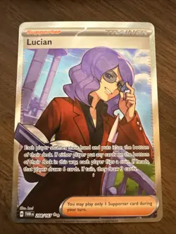 Pokemon Trainer Lucian 208/167 Sv06 Twilight Masquerade Ultra Rare Holo - Image 1