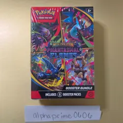 Pokemon Mega Evolution - Phantasmal Flames Booster Bundle - New - Factory Sealed - Image 1