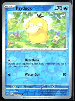 2023 Scarlet & Violet - 151 Psyduck #54 Reverse Holo Pokemon Card - Image 1