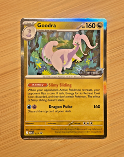 Goodra Chaos Rising Pre-Release - Stamped Promo Foil - Stage 2 Dragon Pokemon - Image 1