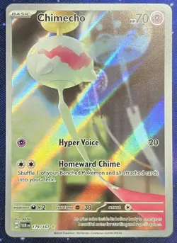 Pokemon Card TCG - Chimecho 179/167 Illustration Rare Twilight Masquerade NM - Image 1