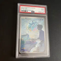 2023 POKEMON PAR EN PARADOX RIFT ILLUSTRATION RARE #189 MANTYKE PSA 9 - Image 1