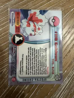 2000 Pokemon Topps Chrome Goldeen SPECTRA! - Image 4