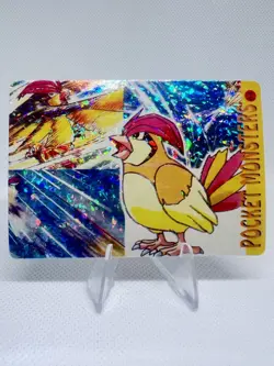 Pokemon Vintage Pocket Monsters Vending HOLO Prism Sticker 1999 Nintendo Japan - Image 1