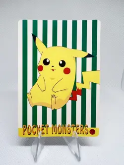 Pokemon Vintage Pocket Monsters Vending HOLO Prism Sticker 1999 Nintendo Japan - Image 2