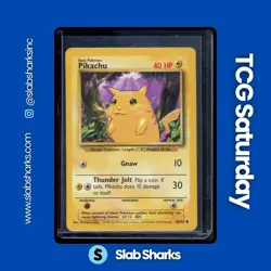 1999 POKEMON BASE SET #58/102 PIKACHU - Image 1