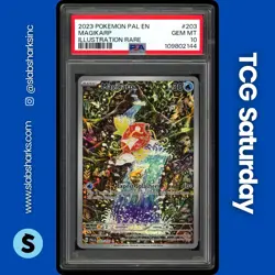 2023 POKEMON SV PALDEA EVOLVED #203/193 MAGIKARP ILLUSTRATION RARE PSA 10 - Image 1